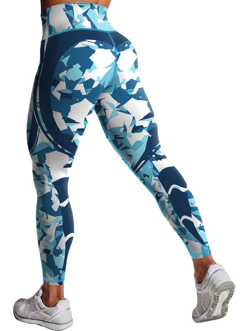 Nuovi pantaloni stampati Bare Sensation a vita alta senza cuciture per donna, abbigliamento sportivo e yoga attillato e ad asciugatura rapida che solleva i glutei_voghion.com