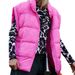 Gilet imbottito elegante con collo alto e tasca con cerniera per uomo e donna - Cappotto invernale trapuntato leggero con più tasche, foderato in caldo pile_voghion.com