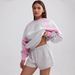 Women’s Color-Block Hoodie & Shorts Set – Oversized Pullover With Matching Lounge Shorts (Streetwear Style, S-XL, 3 Neutral Tones)_voghion.com