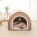 Winter Warm Nest Removable Washable Bed Four Seasons Large Dog Cat House_voghion.com