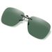 Polarized Sunglasses New Square Aluminum-Magnesium Alloy Flat Lenses Fishing And Driving Eyewear Clip Ons_voghion.com