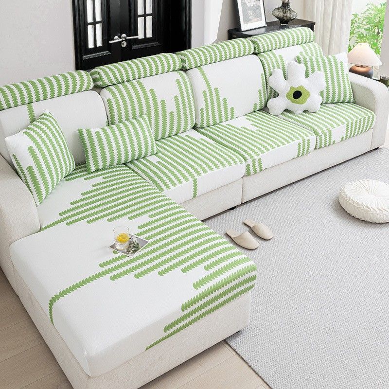 Summer Ice Silk Sofa Cover - Full Protection Cat-Proof Cooling Seat Pad For Sectional Couches​​_voghion.com