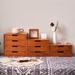 Desktop Drawer Style Small Storage Cabinet, Wooden Cosmetics And Miscellaneous Items Box_voghion.com