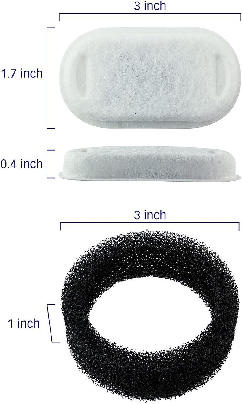 Stainless Steel Pet Water Dispenser Cartridge Coconut Shell Activated Carbon Ion Resin Filter Cotton_voghion.com