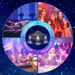 Bunter Sternenhimmel-Projektor LED Star Galaxy Nachtlicht UFO Planet Bluetooth-Lautsprecher für Schlafzimmer Spielzimmer mit weißem Rauschen_voghion.com