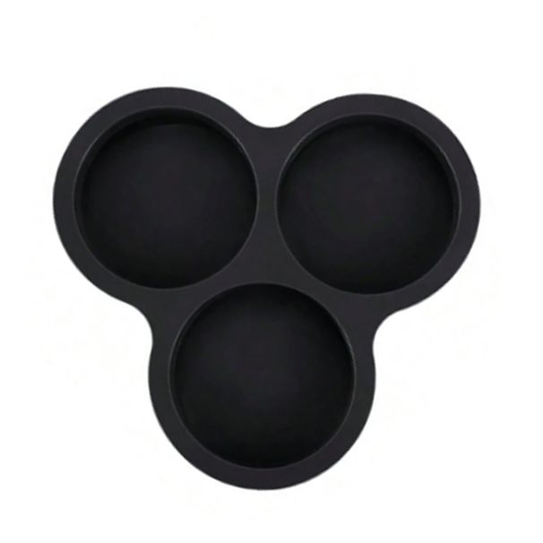 Stampo per uova in silicone, teglia per uova riutilizzabile con 3 cavità per muffin e torte, accessori da cucina_voghion.com