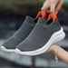 Autumn New Couple Sock Mouth Mesh Trendy Fashion Casual Sports Women's Running Shoes_voghion.com