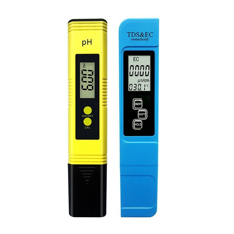 Lot de 2 testeurs d'eau numériques TDS PH Meter 0,01 pH haute précision 0-9990 ppm Température TEMP PPM Tester_voghion.com