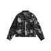 Herrenbekleidungsmarke Batik-Dekonstruktionsdesign, kurzer Jeansmantel, Herren, Frühling und Herbst, Retro, lockere Freizeitoberteile_voghion.com