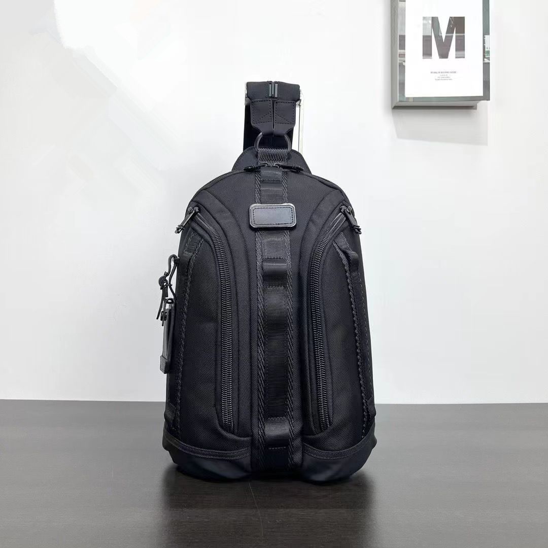 Bulletproof Nylon Large Capacity Men's Chest Multifunctional Leisure Crossbody Backpack 2025 Spring And Summer New Versatile_voghion.com