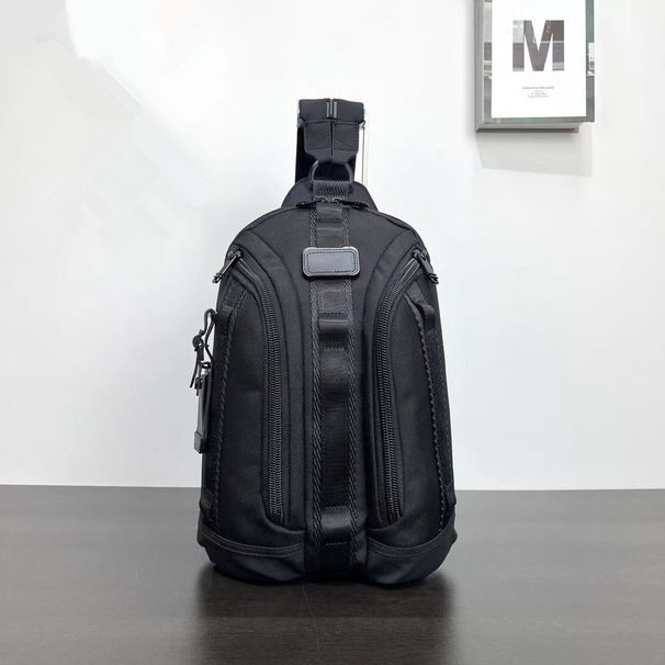 Bulletproof Nylon Large Capacity Men's Chest Multifunctional Leisure Crossbody Backpack 2025 Spring And Summer New Versatile_voghion.com