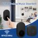 Wireless Doorbell DC 5V RF433 MHz Remote Control Receiver USB Smart Door Bell 38 Music For Home Bed Emergent Call_voghion.com