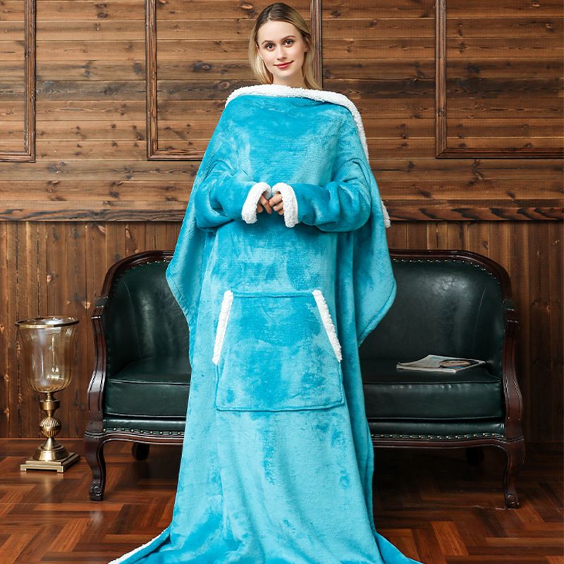 Women's thick home casual lazy robe_voghion.com
