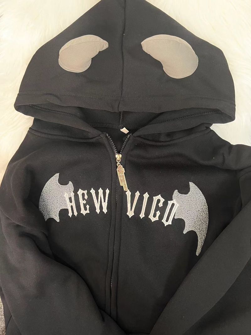 Women's Clothing winter plus velvet retro sweater women's cardigan zipper jacket tops_voghion.com