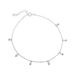 Sterling Silver Round Bead Anklet For Women Korean Style Simple Niche Design Fashion Personality Student Bestie Foot_voghion.com