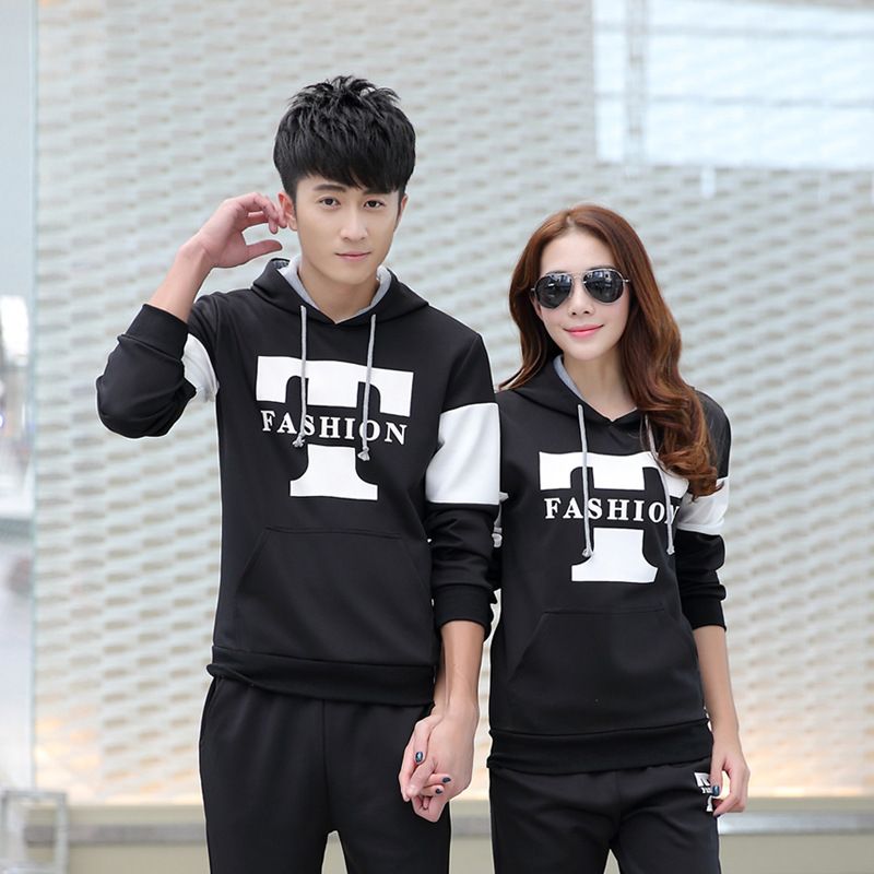 Felpa sportiva unisex con cappuccio e gilet per giovani, modello Cross-Border Live, in vendita a prezzi accessibili, in due pezzi_voghion.com