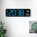 Creative Weather Multifunctional Living Room Wall New Alarm Temperature Display Clock 6656_voghion.com