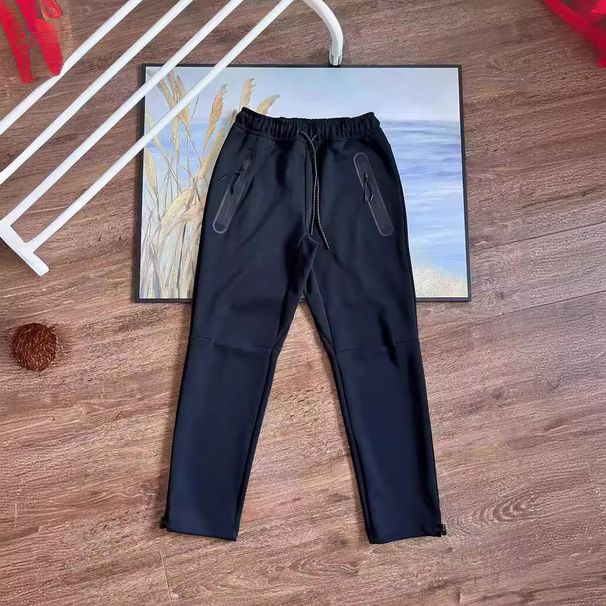 Conjunto unissex de moletom com gola alta, meio zíper e modelagem solta, estilo esportivo, modelo DQ7998_voghion.com