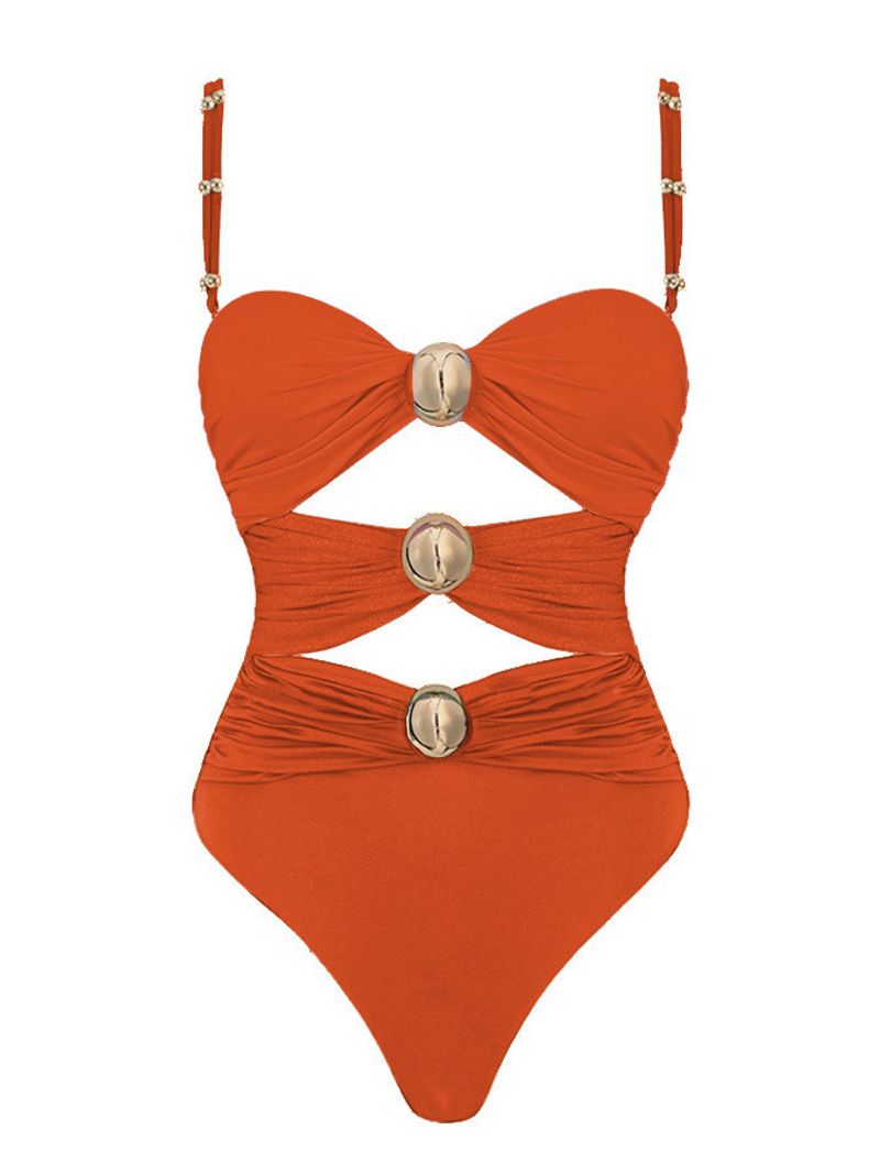 Women's Clothing One Piece Swimsuit Women's High End Huludao Swimsuit Sexy Hot Girl Tight Swimsuit_voghion.com