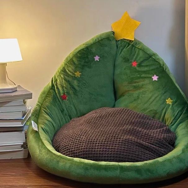 Decorative Christmas Tree Floor Lazy Balcony Bay Window Tatami Mat Seat Cushion_voghion.com