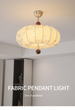 Lámpara de techo estilo Nanyang, nueva lámpara de techo vintage creativa con forma de calabaza, iluminación para dormitorio principal._voghion.com