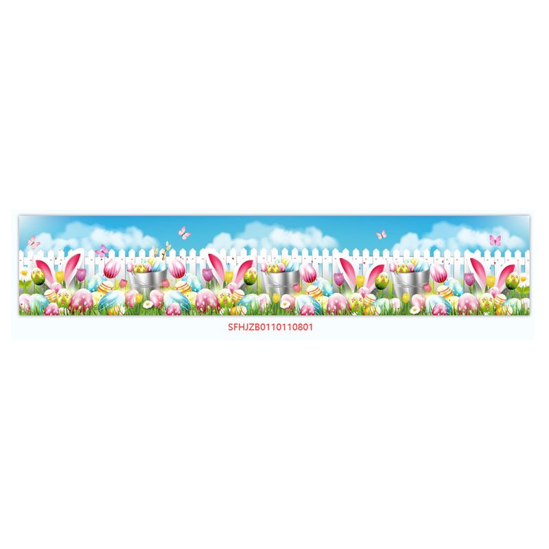 Decor de petrecere în aer liber cu tematică de Paște, 300 * 50 cm, banner, poster, curte, aspect de petrecere, agățat, personalizare, steag_voghion.com