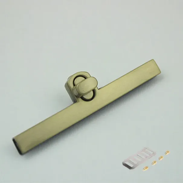Long 9.8CM Alloy Fashion Clasp Turn Locks Twist Lock For Ladys' Handbag Craft Rplacmnt Purs DIY Handmad Bag_voghion.com