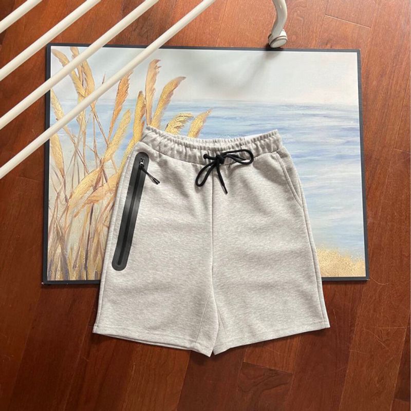 Men's Clothing Summer new knitted multi color front side zipper men's sports shorts shorts 172_voghion.com