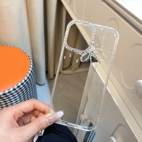 K9 Wen Jingling INS Transparente Telefonhülle für iPhone 14 Pro Max 15 Nische 13 12 Fee Simple_voghion.com