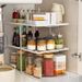 Kitchen Desktop Layered Countertop Storage Pot Rack Magic Cookware Cabinet Organizer Multi-layer Partition Divider_voghion.com