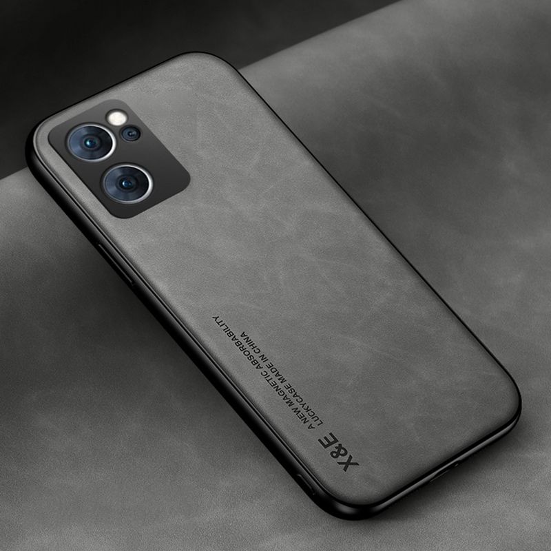 Funda de cuero de lujo para OPPO Reno 7 6 5 Lite 7Z 5G 5F 5Z K9 Funda trasera de silicona para teléfono Realme Q3 Pro Carnival GT_voghion.com