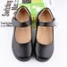 Kinder Schwarze Lederschuhe Mädchen Performance Schuhe Schulabschlussfeier Gruppenfoto Studenten Abendschuhe Weiche Sohle Prinzessin Schuhe_voghion.com