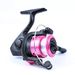 Mini kołowrotek typu Ice 200 z małą żyłką do połowu ryb Rock Fishing Lure Spinning Reel_voghion.com