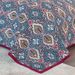 Cotton Quilted Bedding Set - 3 Piece Printed & Embroidered Summer Comforter Lightweight & Breathable For Queen/King Size Beds_voghion.com