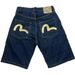 Summer thin and slightly elastic denim shorts, men's straight tube loose casual capris, trendy shorts_voghion.com