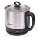 Stainless Steel Portable Electric Kettle, Single Person Cup Integrated For Instant Noodles And Cooking, Fast Boiling, Compact For Travel_voghion.com