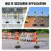 Adjustable Traffic Delineator Post Cones, 2 Pack, Traffic Safety Delineator Barrier With Fillable Base 8FT Chain, For Traffic Control Warning Parki_voghion.com