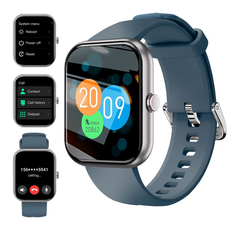 A221Smart Watchy Large Screen Call Sports Heart Rate Step Counter IP68 Waterproof Fiess Smart Watch_voghion.com