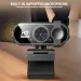 Cámara web 4K 2K 1080P con enfoque automático, Full HD, para portátil, PC, Windows, iOS, PS5, con micrófono, videollamadas y gamer_voghion.com