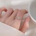 DAISY DREAM999 Pure Silver Double Layer Butterfly Ring For Women, Niche Design, 2025 New Model.._voghion.com