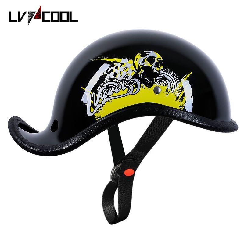Harley Retro Comfortabele Voering Vintage Helm_voghion.com