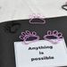 Factory Direct Cartoon Paw Print Paperclip Macaron Pink Fun Cat Claw Paperclip Office Metal Paperclip_voghion.com