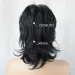 Parrucca corta Pixie Cut Shaggy Layered Mullet con frangia Capelli umani per donne Festa Cosplay_voghion.com