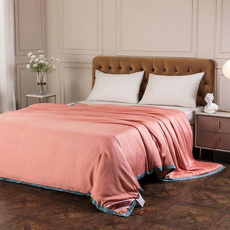 Silky Cooling Summer Blanket - Double-Sided Ice Silk Fabric (Machine Washable Lightweight & Breathable Queen/King Size Instant Cooling For AC Rooms)​​_voghion.com