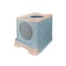 New Pet Drawer-Style Folding Litter Box Fully Enclosed Splash-Proof Toilet Odor-Resistant Cat Supplies_voghion.com