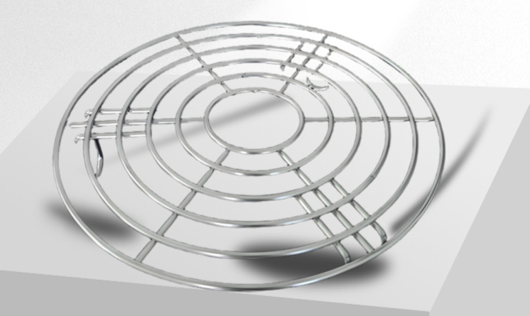 201 Stainless Steel Three-Legged Steaming Heat-Resistant Microwave Steamer Air Fryer Rack Insulation Pad_voghion.com