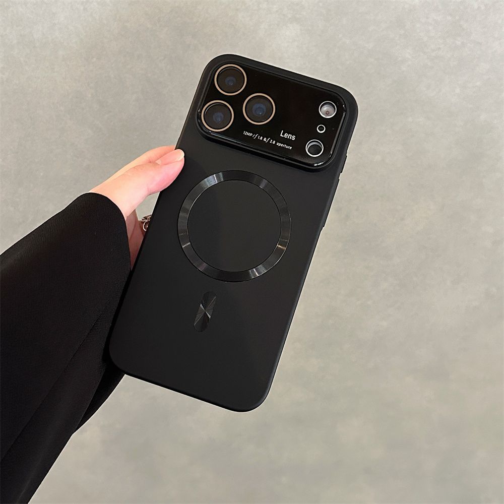 Magnetic Phone Case For For Iphone 17 Pro Max 16 15 14 PC Shockproof Protective Cover With Full Camera Lens_voghion.com