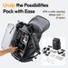 Ulanzi AB01 38L Große Kapazität Rucksack Für Kamera DSLR Tablet Laptop Wasserdichte Outdoor Reise Fotografie Tasche Mit_voghion.com