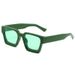 Lunettes de soleil carrées à monture épaisse – Lunettes PC surdimensionnées tendance pour hommes et femmes, tendances de la mode, très populaires_voghion.com