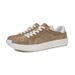 Sneakers basse con lacci, stile casual, scarpe da skate, comode e leggere._voghion.com
